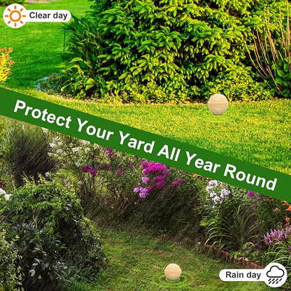 Cat and Dog Deterrent Outdoor, 24 Pcs Natural Cat Repellent Outdoor, Peppermint Oil Cat Deterrent Outdoor & Indoor, Keep Cats Out of Yard Permanently, Keep Cats Off Lawn Garden Furniture Flower