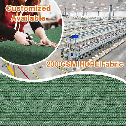 Artpuch Outdoor Pergola Shade Cover 6' X 16' Sun Shade Cloth with Grommets, 90% UV Protection Canopy Patio Privacy Screen (Customized Available) GN107, Green