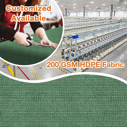 Artpuch Outdoor Pergola Shade Cover 7' X 10' Sun Shade Cloth with Grommets, 90% UV Protection Canopy Patio Privacy Screen (Customized Available) GN107, Green