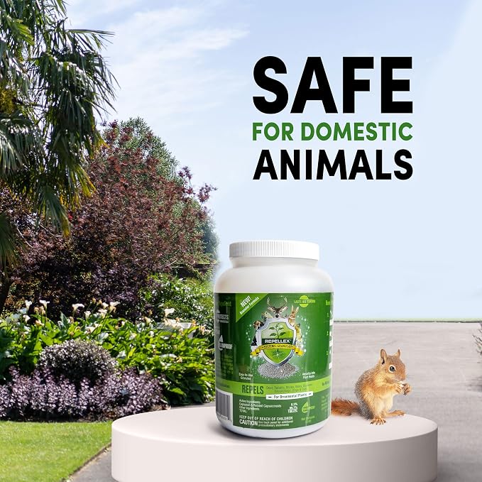 Deer Repellent Systemic Granules 3 lb – Long-Lasting Animal Repellent for Lawn, Garden & Landscape – Ready-to-Use Granular Formula