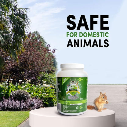 Deer Repellent Systemic Granules 3 lb – Long-Lasting Animal Repellent for Lawn, Garden & Landscape – Ready-to-Use Granular Formula