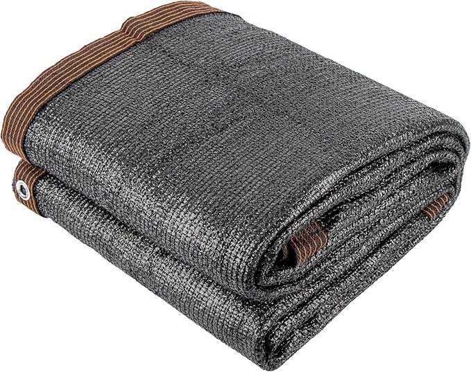 Shade Cloth, 14FT X 20FT 90% Black Outdoor Woven Sun Shade with Grommets, Durable Breathable Netting Shading Antifreezing for Patio, Garden, DIY Home, Plants Cover, Greenhouse, Dog Kennel