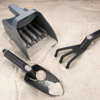 Barska AF12270 Sifter, Shovel, and Rake Set for Camping, Gardening, Metal Detecting