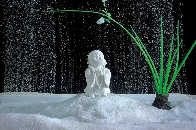 Carefree Fish Buddha Statue Minimalist Sandstone Buda Ornament Monk Figurine Zen Decor Bring Home a Ray of Sunshine