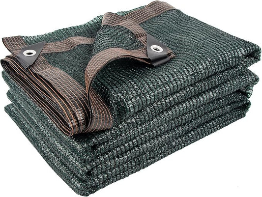 Shade Cloth, 10FT X 20FT 50% Green Outdoor Woven Sun Shade with Grommets, Durable Breathable Netting Shading Antifreezing for Patio, Garden, DIY Home, Plants Cover, Greenhouse, Dog Kennel