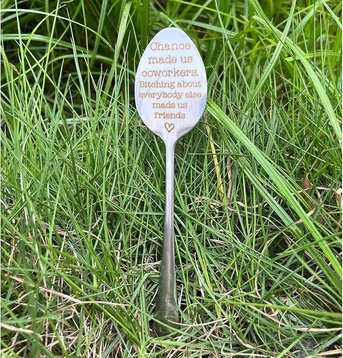 Garden Plant Marker Friendship Gift for Women Gardeners, Plant Stake Label Sign Tag Gardening Gifts for Woman Plant Lovers, Metal Garden Decoration (Made Us Friends)