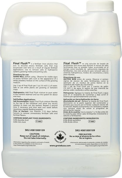 Grotek GTFF1L Final Flush Plant Nutrient, 1L