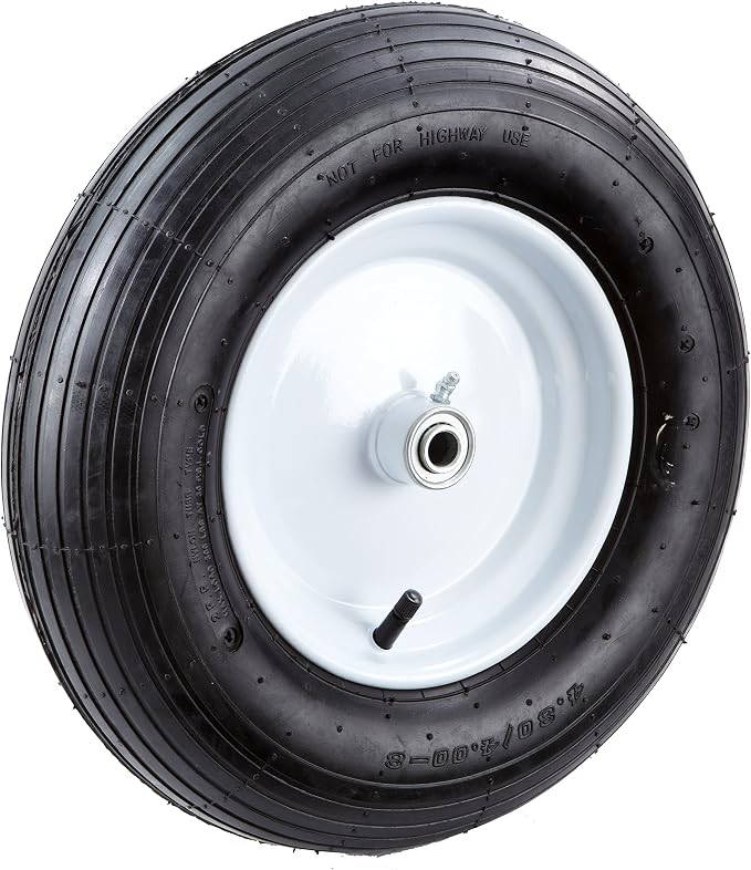 Farm and Ranch FR2210 Pneumati Replacement Tire for Wheelbarrows & Utility Carts, 16-Inch, Black
