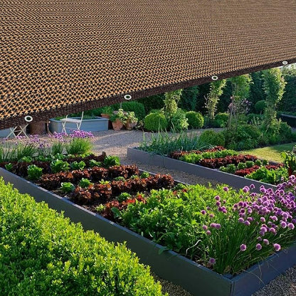 80% Shade Cloth -5x20FT Sunblock Net with Grommet,Lightweight and Durable UV Protection,Shade Cloth for Garden Patio Pergola Balcony Plants Greenhouse Dog Kennel Chicken Coop Outdoor