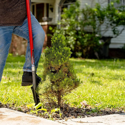 Root Slayer 22911 XL Drain Spade for Trenching & Landscaping, Red