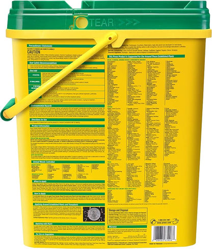Preen Garden Weed Preventer Plus Plant Food 16 lb. Drum, Covers 2,560 sq ft | Granular All Purpose Fertilizer with Pre Emergent Weed Control for Gardens – Prevents Weeds and Feeds Plants