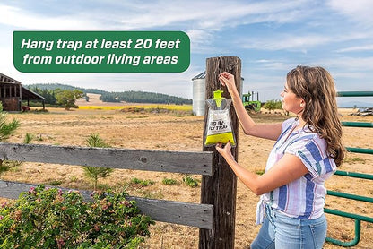 RESCUE! Big Bag Fly Trap – Disposable, Outdoor Use - 12 Traps