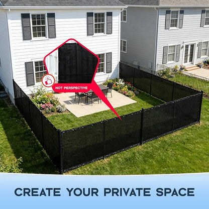 90% Sun Shade Cloth for Patio and Pergola, UV Protection HDPE Shade Net with Reinforced Edges and Grommets, Heat-Resistant Sunshade for Garden, Backyard, Deck, 6X6 FT