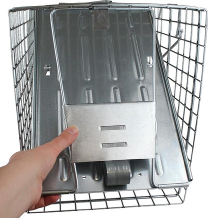 Havahart Large 1-Door Live Animal Trap for Raccoons, Cats, Bobcats, Beavers | Heavy Duty Humane Catch and Release Cage Trap for Outdoor Pest Control, 1079SR
