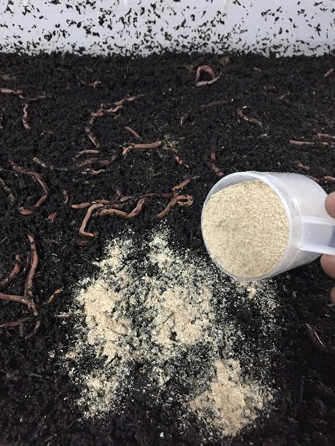 NightCrawlers, Superworms, Red Wigglers, Compost & Bait Worm Food, 2 Lbs (2 Lbs)