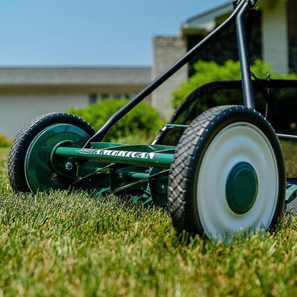American Lawn Mower 1725-16GC 16" 7-Blade Reel Mower with Grass Catcher