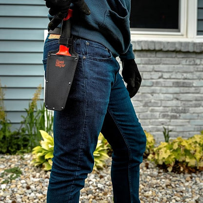 Root Slayer 17011 Garden Trowel with Holster, Red