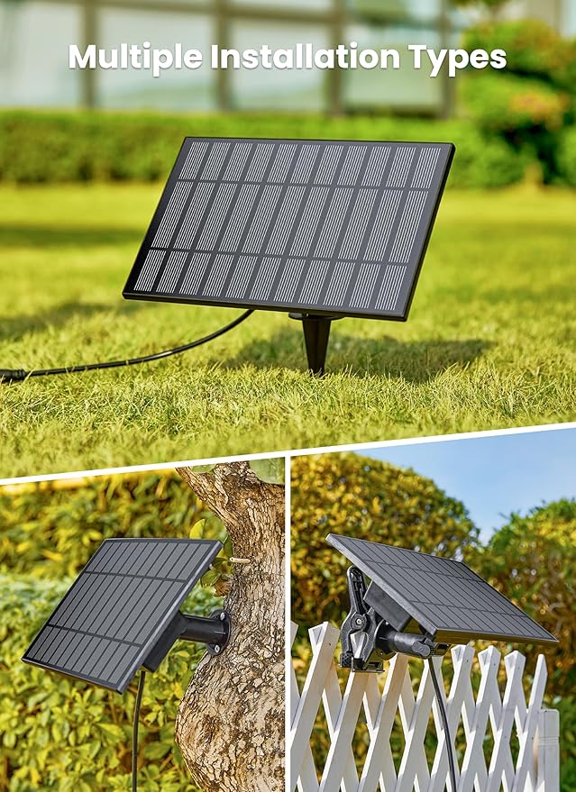 Brightown 158FT 77LED Solar String Lights Outdoor with USB Port, Shatterproof Bulbs, 3 Lighting Modes, Patio Lights Solar Powered for Camping Backyard Garden Decor - Last for 20+Hrs
