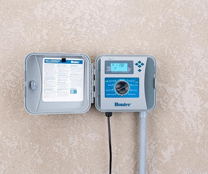 Hunter Pro-C Sprinkler Timer, 4-Zone Indoor/Outdoor Irrigation Controller | Indoor/outdoor 4-zone irrigation controller, Hydrawise compatible, WaterSense certified, expandable to 32 stations