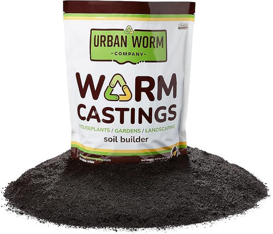 Urban Worm Company Worm Castings - 4 Quart/4.8lbs