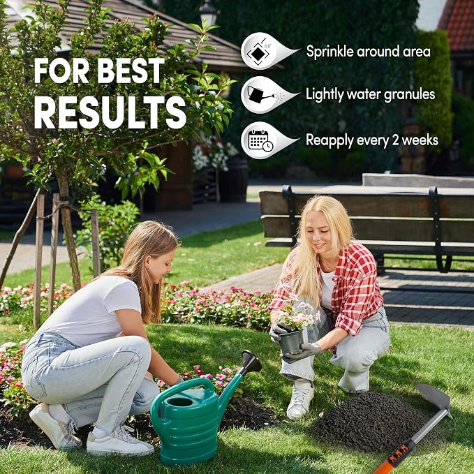 Deer Repellent Systemic Granules 3 lb – Long-Lasting Animal Repellent for Lawn, Garden & Landscape – Ready-to-Use Granular Formula