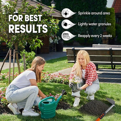 Deer Repellent Systemic Granules 3 lb – Long-Lasting Animal Repellent for Lawn, Garden & Landscape – Ready-to-Use Granular Formula