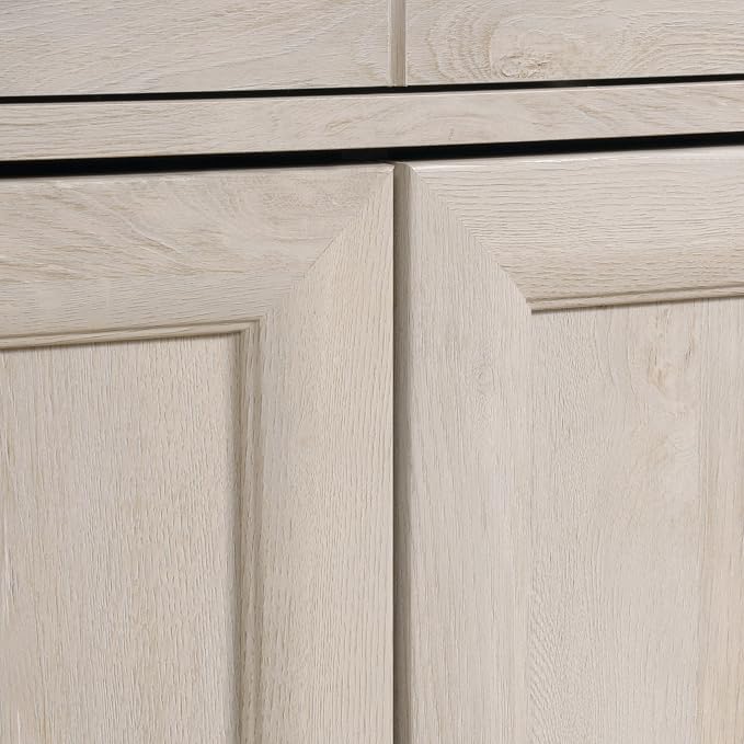 Sauder Edge Water Accent Storage Cabinet with Doors, Utility Cabinet, in Chalked Chestnut finish