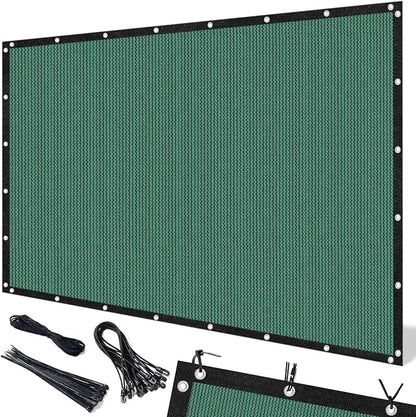 Artpuch 90% Sun Shade Cloth, 8 x 8 FT Pergola Shade Cover Canopy with Grommets, Sun Screen Fabric Tarp for Patio, Outdoor, Garden, Backyard, Green