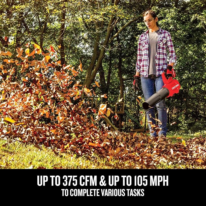 CRAFTSMAN V20 Cordless Leaf Blower, Battery & Charger Included (CMCBL720M1)