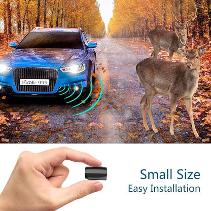 Elook Deer Warning Whistles Device for Car, Save Deer Whistle with Upgraded Acrylic Double-Sided Tape, Mini Size, 4 Pack (Patent Registered)