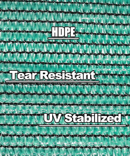 70% Green Colored Shade Cloth 12ft x 20ft Sun Shade Netting with Grommets | Breathable UV Block Balanced Shade for Garden, Plants Cover Patio, Pergola, Chicken Coop, Kennel, Vegetables, Greenhouse