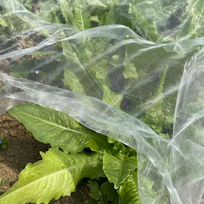 10x13Ft Garden Netting Mesh Plant Covers to Keep Small Animals Pest Out Protect Fine Insect Pest Barrier Bird Raised Bed Cover for Vegetables Fruits Flowers