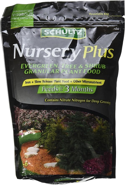 Schultz 018064 Spf48220 Nursery Plus Slow-Release Plant Food, 12-6-6, 3.5 Lbs