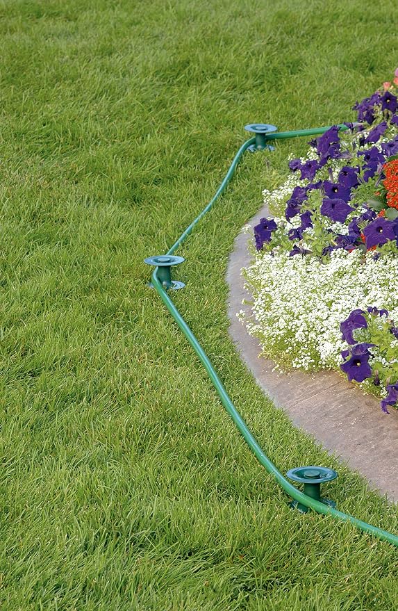 Orbit 58189 Heavy Duty Hose Guide Spike with 8" Rust-Free Zinc Metal Stake for Lawn & Garden