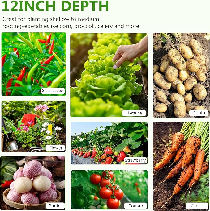 2PCS 9x3x1ft Galvanized Raised Garden Bed,Outdoor Planter Box Metal Patio Kit Planting Bed for Vegetables Flowers Herb,Black