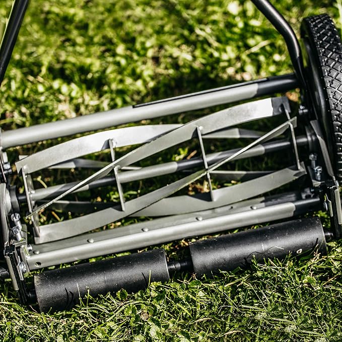 American Lawn Mower 1415-16 16-Inch 5-Blade Push Reel Lawn Mower, Gray