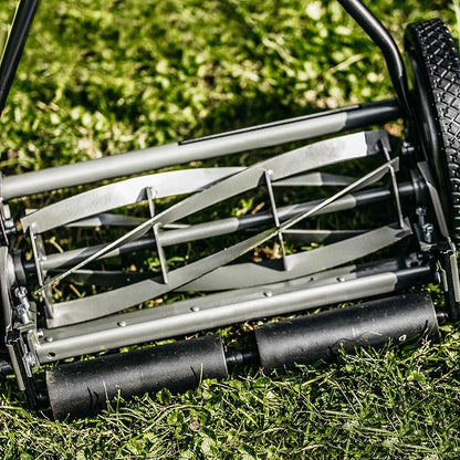 American Lawn Mower 1415-16 16-Inch 5-Blade Push Reel Lawn Mower, Gray