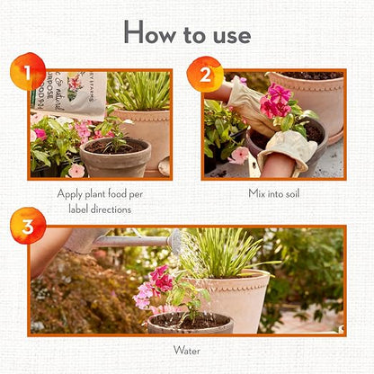Whitney Farms Organic & Natural All Purpose Plant Food 9-2-6 - Fertilizer for Vegetable Garden, Flower Garden, In-Ground, Raised Bed, & Container Vegetables, Flowers, Fruits, and Herbs, 4 lb.