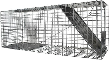 Havahart Large 1-Door Live Animal Trap for Raccoons, Cats, Bobcats, Beavers | Heavy Duty Humane Catch and Release Cage Trap for Outdoor Pest Control, 1079SR
