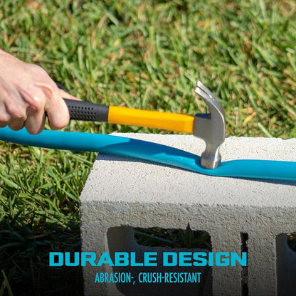 Aqua Joe AJPGH50-DWS Hybrid Polymer Flex Garden Hose, Kink-Free Hose, 450 PSI Max, 50 Feet Long, 5/8 Inches Wide