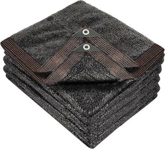 winemana 50% Black Shade Cloth, 14 x 20 FT Durable Mesh Tarp with Grommets, Garden Sunblock Shade Cloth Shading Antifreezing for Plants Cover, Greenhouse, Barns Kennel, Patio, Tomatoes