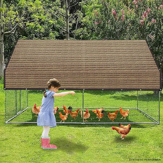 80% Shade Cloth, Durable Mesh Tarp with Grommets, Garden Sunblock Shade Cloth Shading Antifreezing for Plants Cover, Greenhouse, Barns Kennel, Patio, Tomatoes