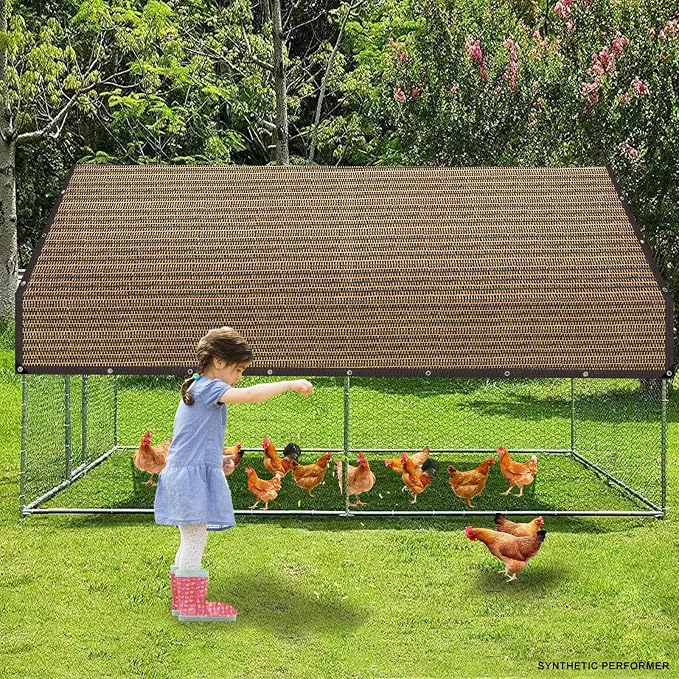 80% Sunblock Shade Cloth Net Resistant-6x20Ft Garden Shade Mesh for Plant Cover, Greenhouse, Chicken Coop, Kennels, Tomatoes Plants