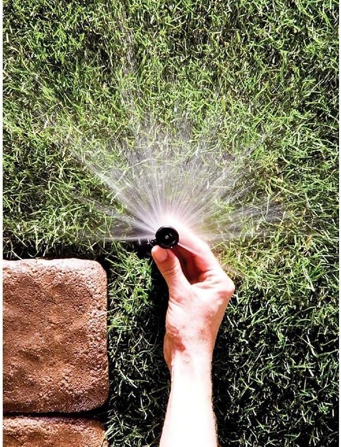 Rain Bird 1804HEVNPR Pressure Regulated Max Efficiency Professional Pop-Up Sprinkler with SAM Check Valve, Adjustable 0° - 360° Pattern, 12'-15' Spray Distance, 4" Pop-Up Height