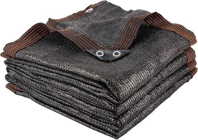 Shade Cloth, 20FT X 48FT 40% Black Outdoor Woven Sun Shade with Grommets, Durable Breathable Netting Shading Antifreezing for Patio, Garden, DIY Home, Plants Cover, Greenhouse, Dog Kennel