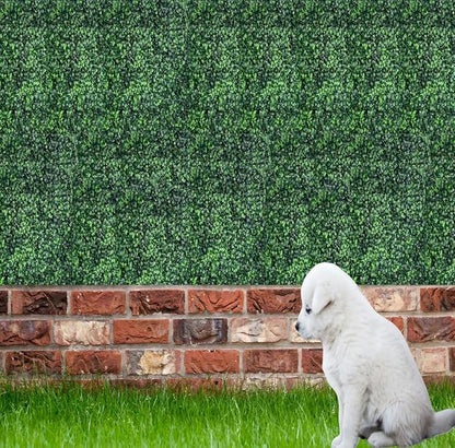 Grass Wall Panels 12 Pcs 20"*20"Hedge Panels Privacy Fence Decor | Artificial Boxwood Panels. UV-Resistant.No-Watering Faux Hedge. Privacy Screen for Backyard Patio Fence. Indoor/Outdoor.