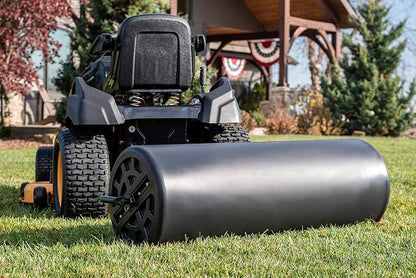Agri-Fab 18 in x 48 in Tow Behind Poly Lawn Roller for Lawn and Garden Tractors, 550 lb Water Capacity, Made in USA