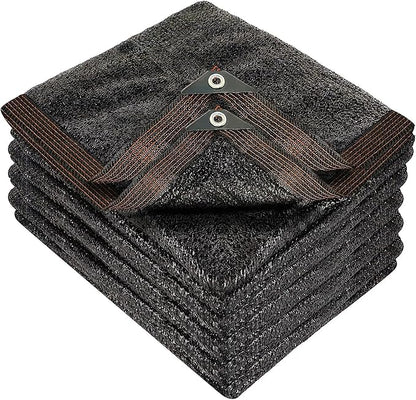 winemana 70% Black Shade Cloth, 20 x 20 FT Durable Mesh Tarp with Grommets, Resistant Garden Sun Shade Netting with Taped Edge for Plant Cover, Greenhouse, Patio, Tomatoes, Chicken Coop, Barn Kennel