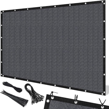 Artpuch 90% Sun Shade Cloth, 4 x 16 FT Pergola Shade Cover Canopy with Grommets, Sun Screen Fabric Tarp for Patio, Outdoor, Garden, Backyard, Blue Grey