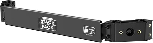 FLEX Stack Pack Side Mount Rails 2-Pack, for Mounting Track-Lock Attachments - FS1608-2